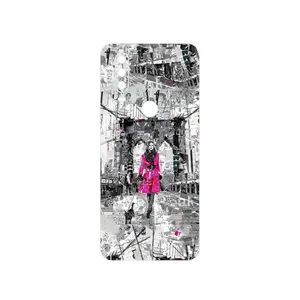 MAHOOT Collage of Catwalk Bridge Cover Sticker for Motorola One Action