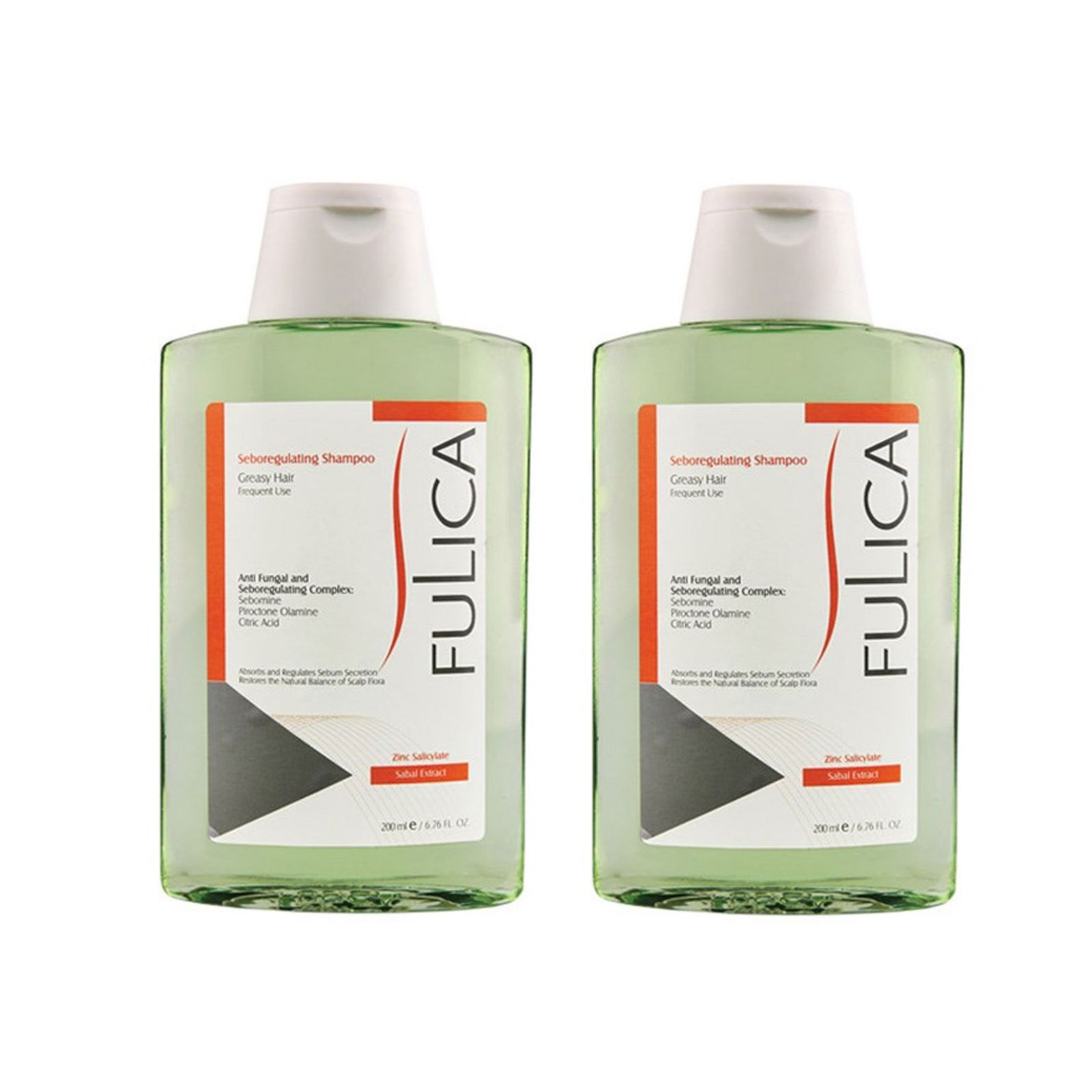 شامپو کاهش دهنده چربی فولیکا مناسب موهای چرب حجم 200 میلی لیتر بسته 2 عددی - - 1
