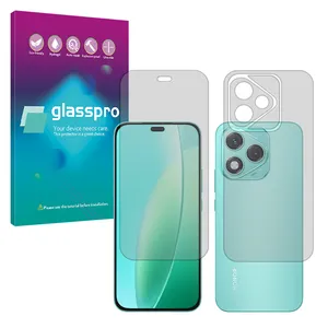 Glass Pro Resistant model matte screen protector suitable for Honor 400 Lite Mobile phone along with the back protector