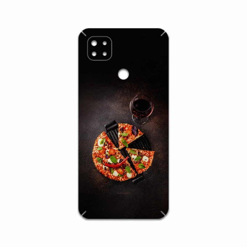 برچسب پوششی ماهوت مدل Pizza مناسب برای گوشی موبایل شیائومی Redmi 9C NFC
