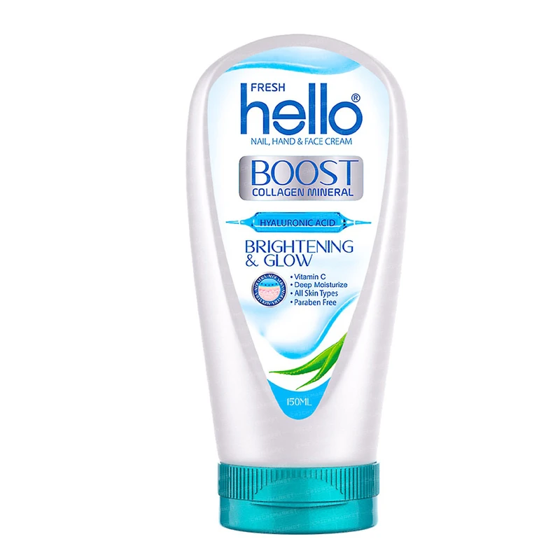 کرم آبرسان دست و صورت هلو فرش مدل BG مناسب انواع پوست حجم 150 میلی لیتر