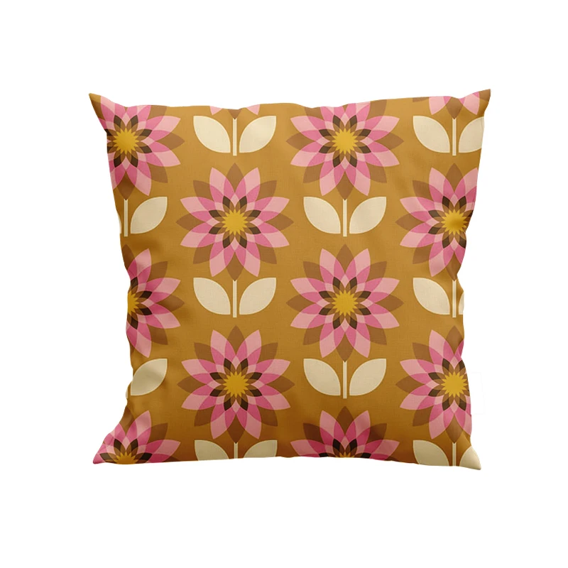 کوسن پاد آفرین مدل گل های فانتزی کد DKK611