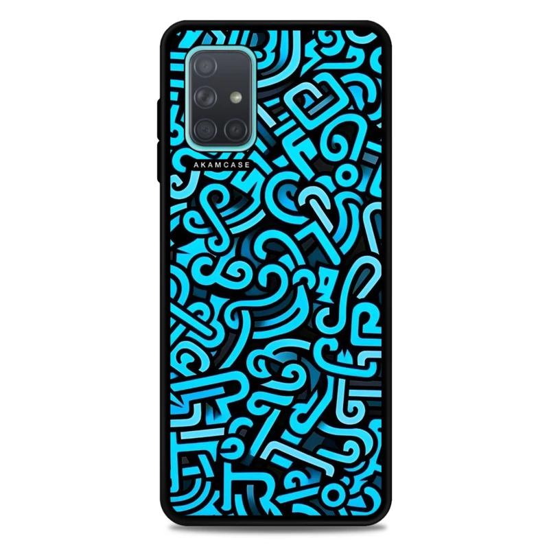 کاور آکام مدل AMC-WSGA71-DOODLE9 مناسب برای گوشی موبایل سامسونگ Galaxy A71