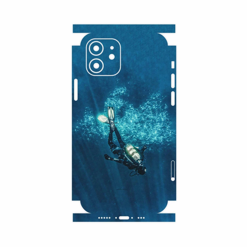 برچسب پوششی ماهوت مدل Scuba Diving-FullSkin مناسب برای گوشی موبایل اپل iPhone 12
