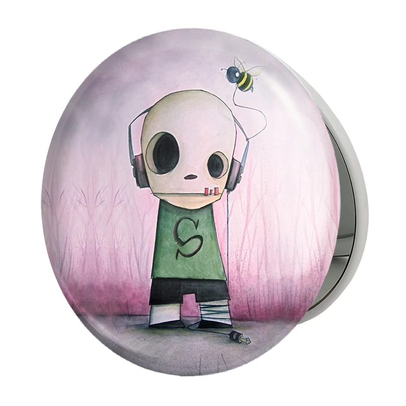 آینه جیبی خندالو طرح بچه مدل تاشو کد 1515 