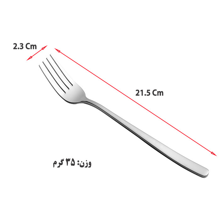 سرویس قاشق و چنگال 24 پارچه مدل 104