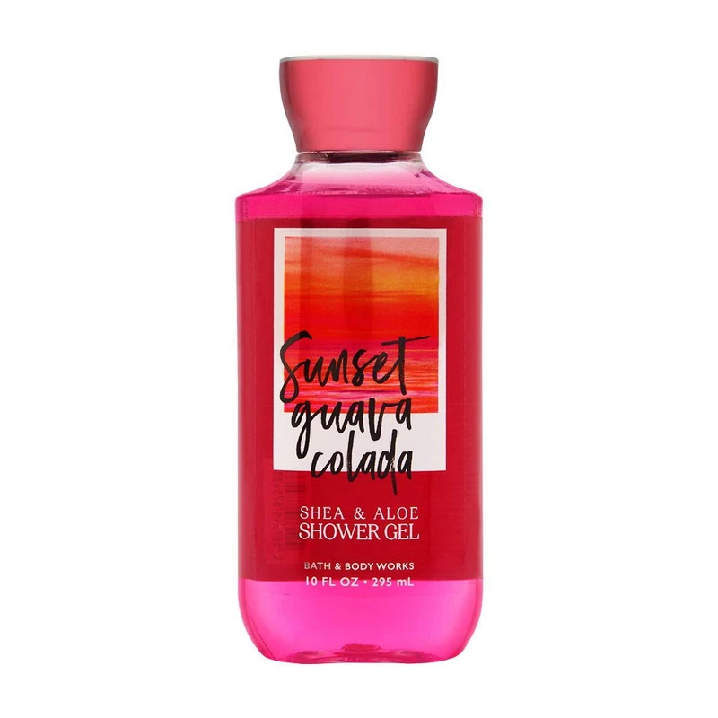 ژل شستشو بدن بس اند بادی ورکز مدل Sunset guava coloda حجم 295 میلی لیتر