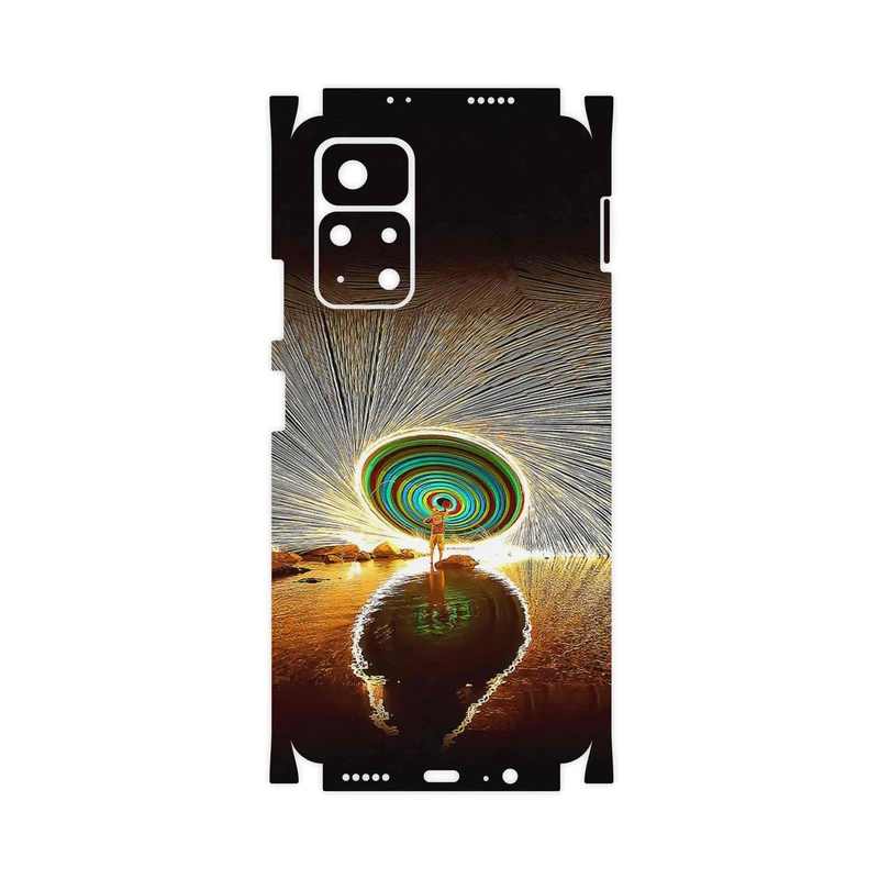 برچسب پوششی ماهوت مدل Night Light Fountain-FullSkin مناسب برای گوشی موبایل شیائومی Poco M4 Pro 5G