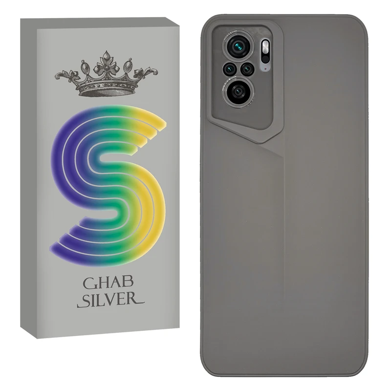 کاور قاب سیلور مدل لوزی مناسب برای گوشی موبایل شیائومی Redmi Note 10 4G / Redmi Note 10S / Poco M5S