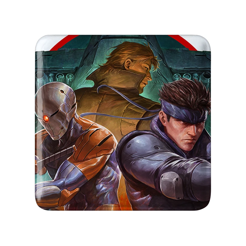 مگنت خندالو طرح بازی متال گیر (Metal Gear) مدل مربعی کد 33136