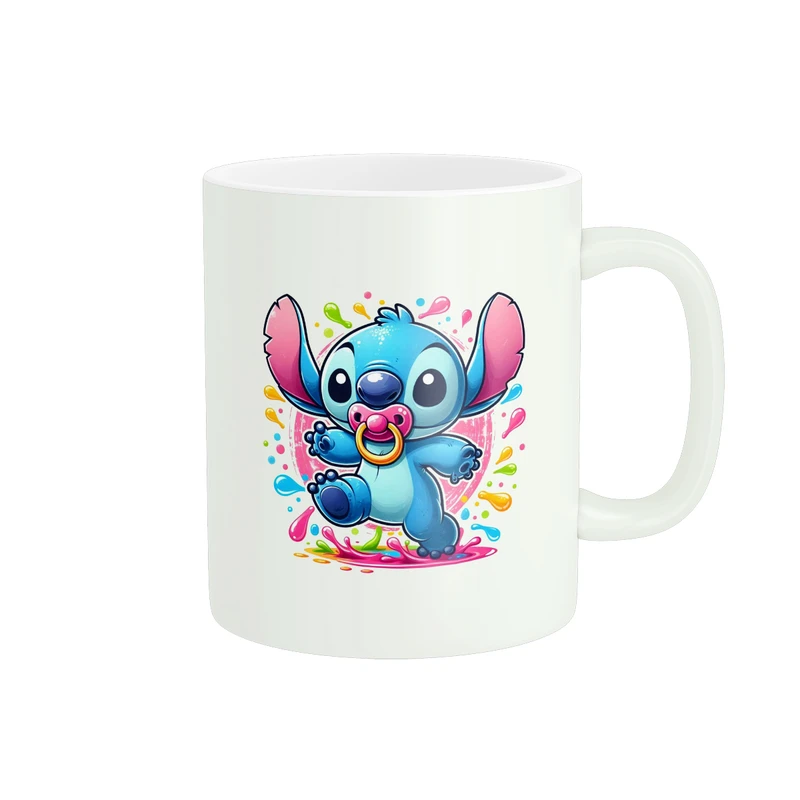 ماگ پادآفرین مدل کارتون استیچ و لیلو Stitch کد PM3843