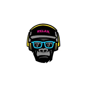 برچسب بدنه خودرو طرح RELAX MONKEY