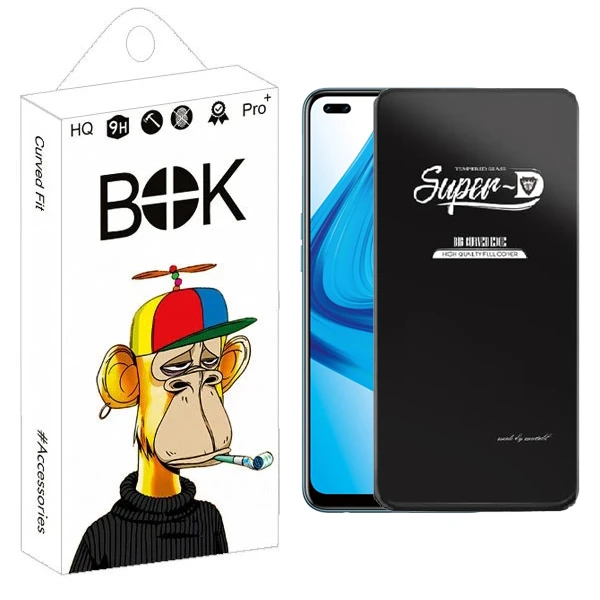 محافظ صفحه نمایش بوک مدل Transparent SuperD مناسب برای گوشی موبایل اوپو Reno4 SE