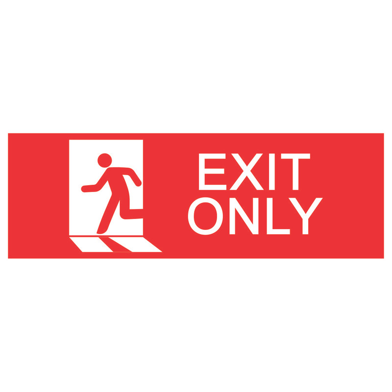 برچسب ایمنی خروج اضطراری کد05 بسته دو عددی