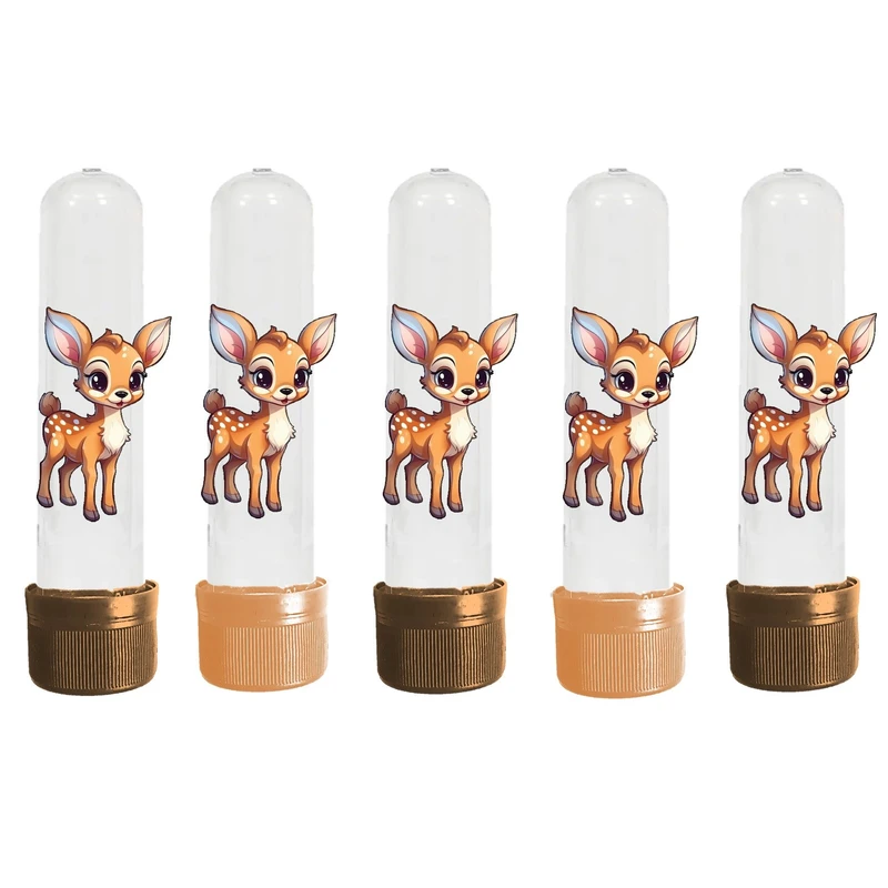 کپسول گیفت اسمارتیز مدل حیوانات جنگل طرح آهو مجموعه 5 عددی 