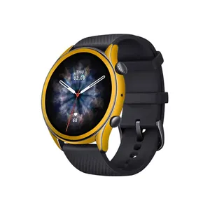 برچسب ماهوت طرح Matte-Deep-Mustard مناسب برای ساعت هوشمند شیائومی Amazfit GTR 3 Pro
