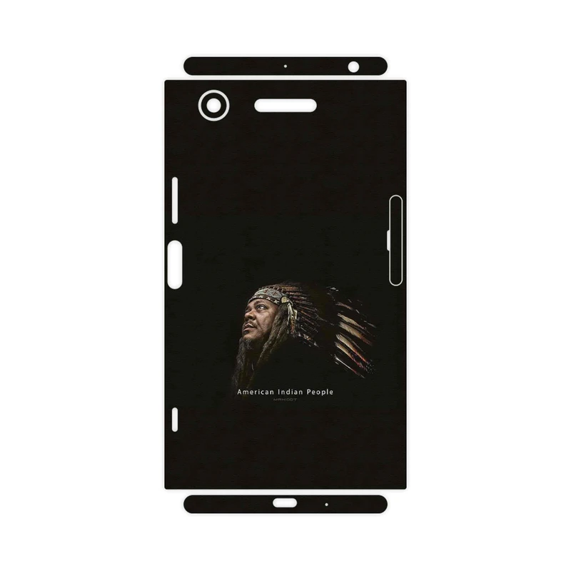 برچسب پوششی ماهوت مدل Portrait of an Indian Man-FullSkin مناسب برای گوشی موبایل سونی Xperia XZ1
