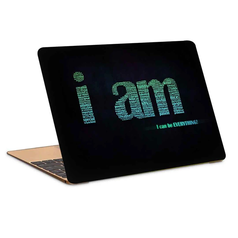 استیکر لپ تاپ طرح i can be everythingکد c-401مناسب برای لپ تاپ 15.6 اینچ