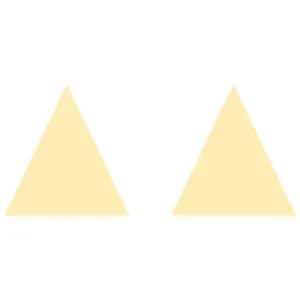 گوشواره طلا 18 عیار زنانه کرابو طرح مثلث مدل Kr5182