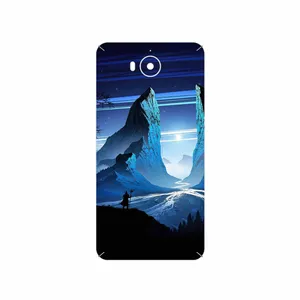 MAHOOT Blue Mountains Digital Art Cover Sticker for Huawei Y5 2017