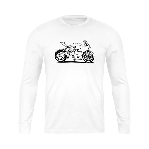 تی شرت آستین بلند مردانه رانژ مدل موتورسواری 006