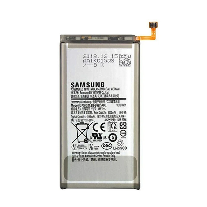 باتری موبایل مدل EB-BG975ABU ظرفیت 4000 میلی آمپر ساعت مناسب برای گوشی موبایل سامسونگ Galaxy S10 Plus