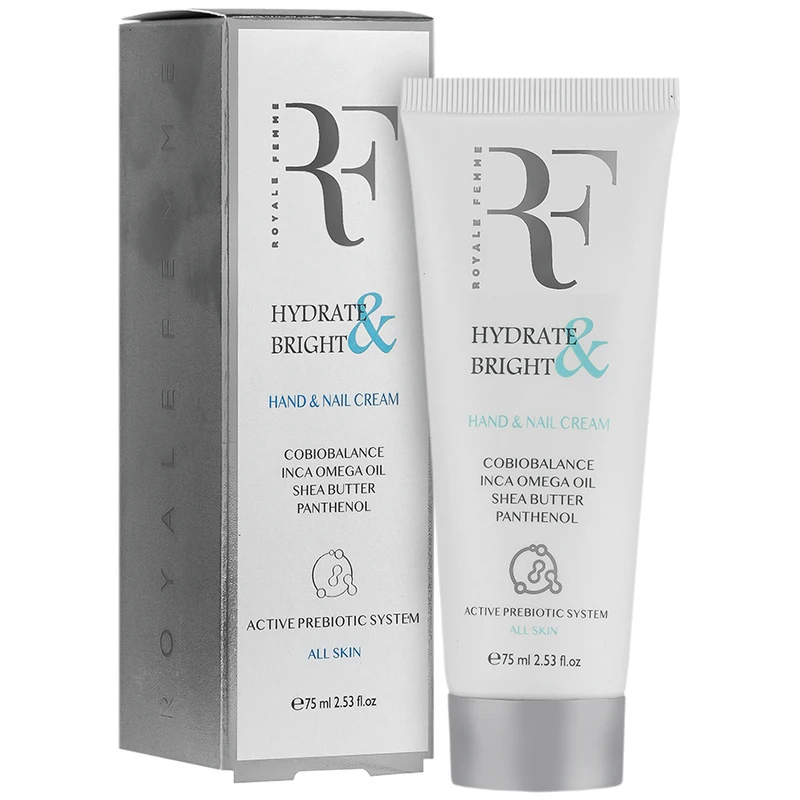 کرم مرطوب کننده دست و ناخن آر.اف رویال فم مدل cobiobalance مناسب انواع پوست حجم 75 میلی لیتر