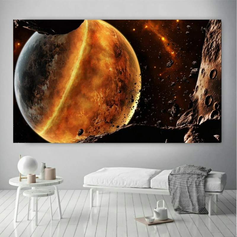  پوستر دیواری طرح کره زمین مدل PD1023