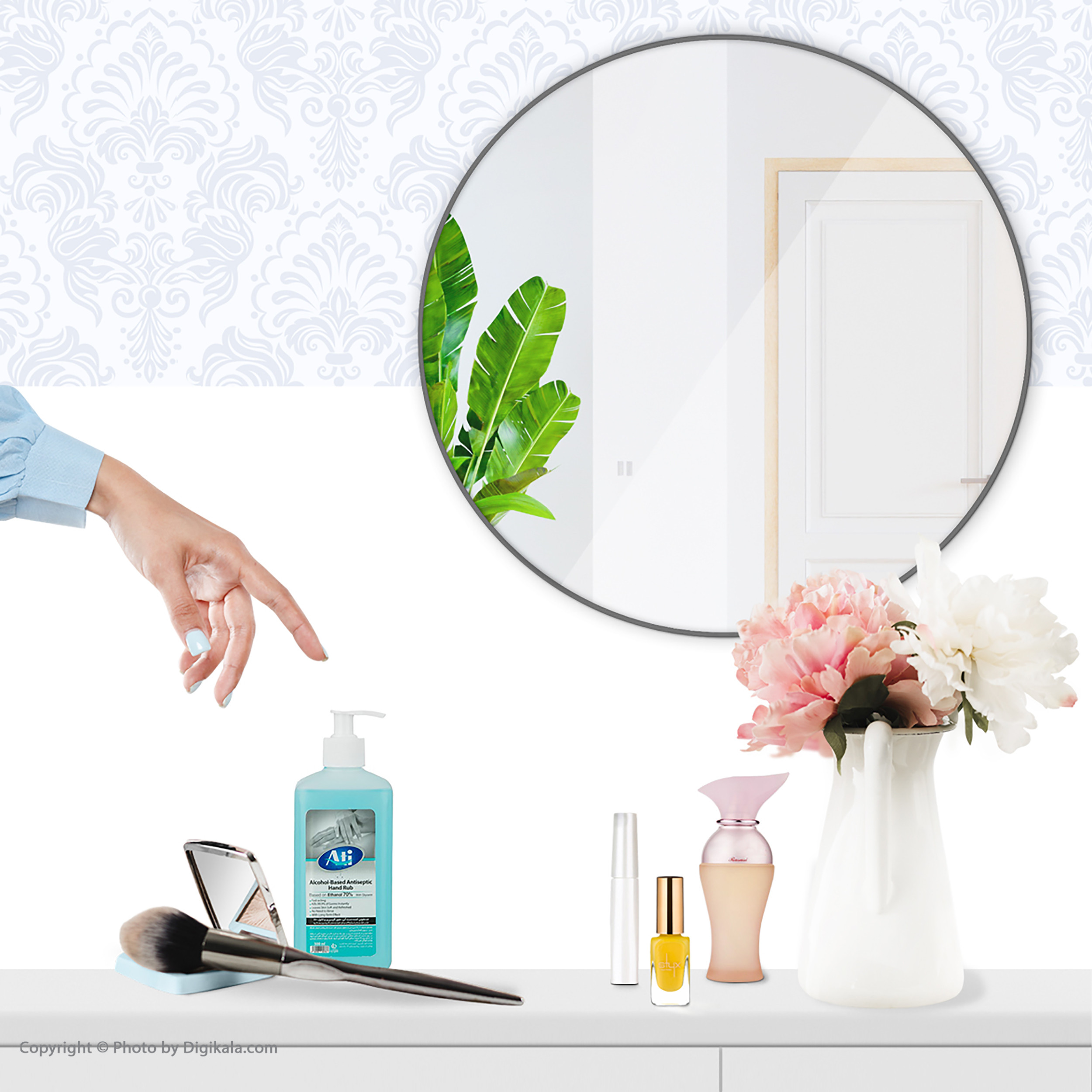 محلول ضدعفونی کننده دست آتی مدل پمپی حجم 500 میلی لیتر