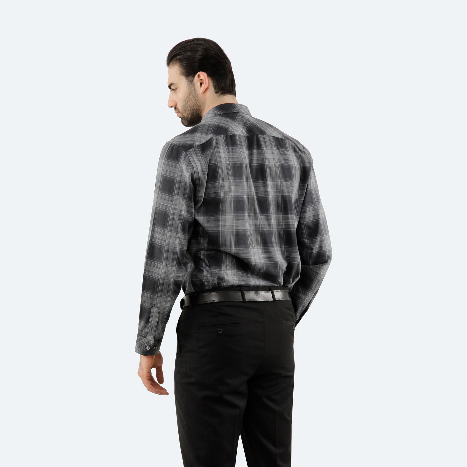 پیراهن آستین بلند مردانه پاتن جامه مدل نخی 102721020247840  -  - 4