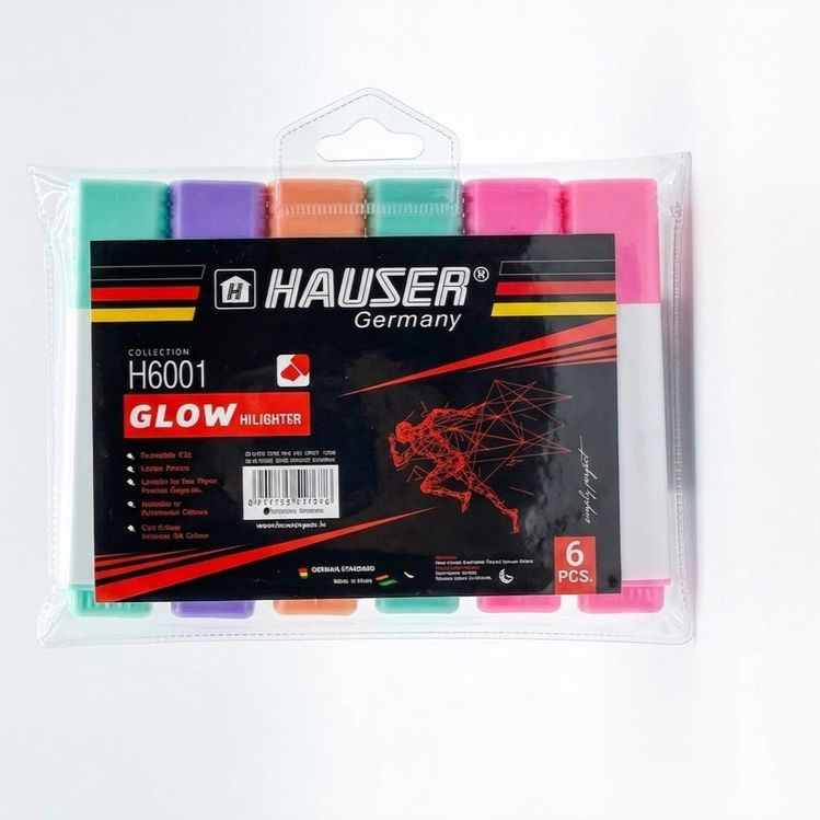 ماژیک علامت گذار هایزر مدلH6001 بسته 6 عددی