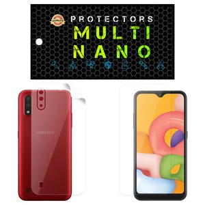  Multi Nano X-SFT Screen Protector For Samsung Galaxy A01 with back skin