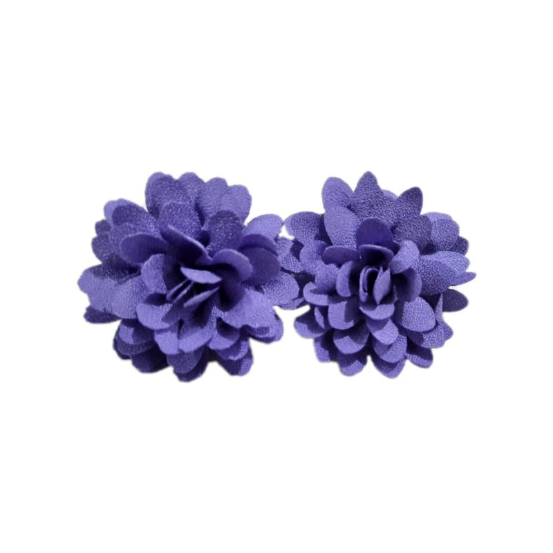 کش مو دخترانه مدل گل بسته 2 عددی