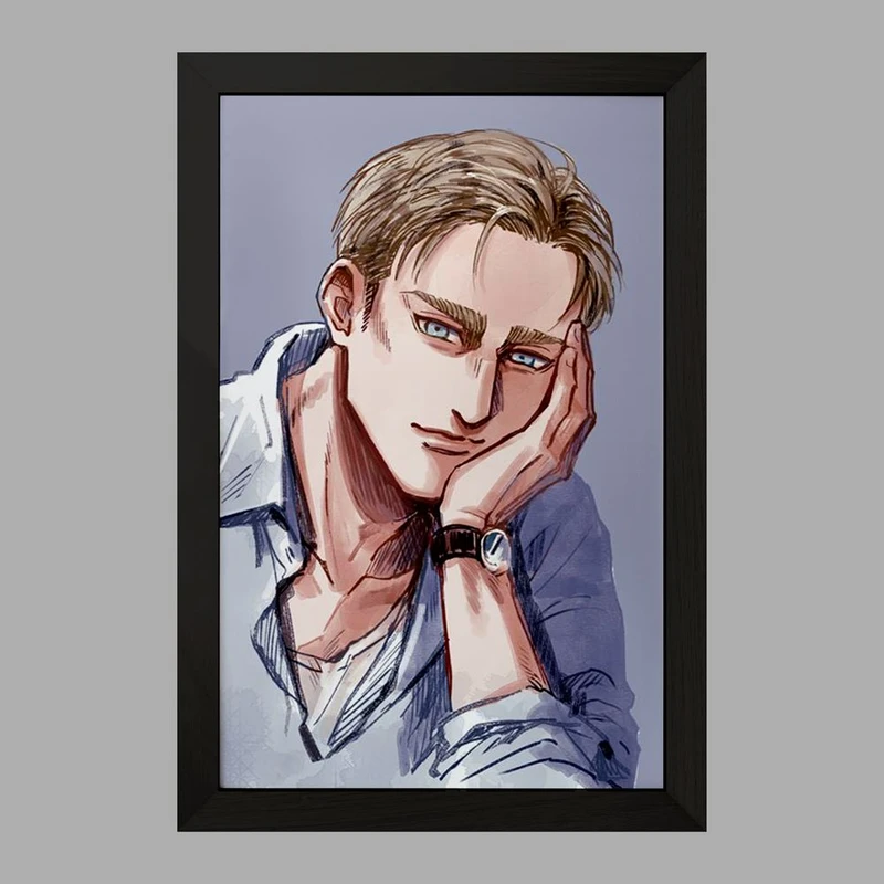 تابلو خندالو مدل اروین اسمیث انیمه اتک آن تایتان Attack on Titan  کد 18613