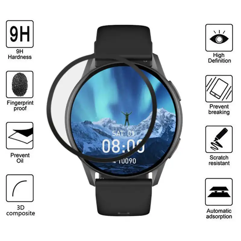 محافظ صفحه نمایش کروکودیل مدل C-PWM مناسب برای ساعت هوشمند کیسلکت K11 بسته 2 عددی