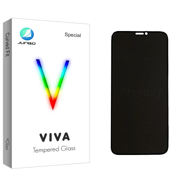 محافظ صفحه نمایش حریم شخصی جانبو مدل Viva Glass مناسب برای گوشی موبایل اپل iPhone X