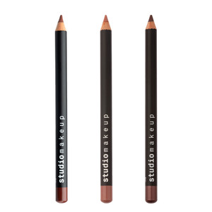 مداد لب استودیو میکاپ مدل Warm Glow مجموعه 3 عددی