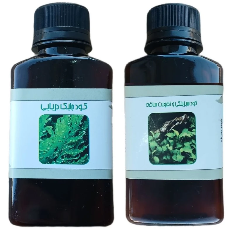 کود مایع جلبک دریایی و کود سبزینگی و تقویت ساقه مدل life drop حجم 110 میلی لیتر