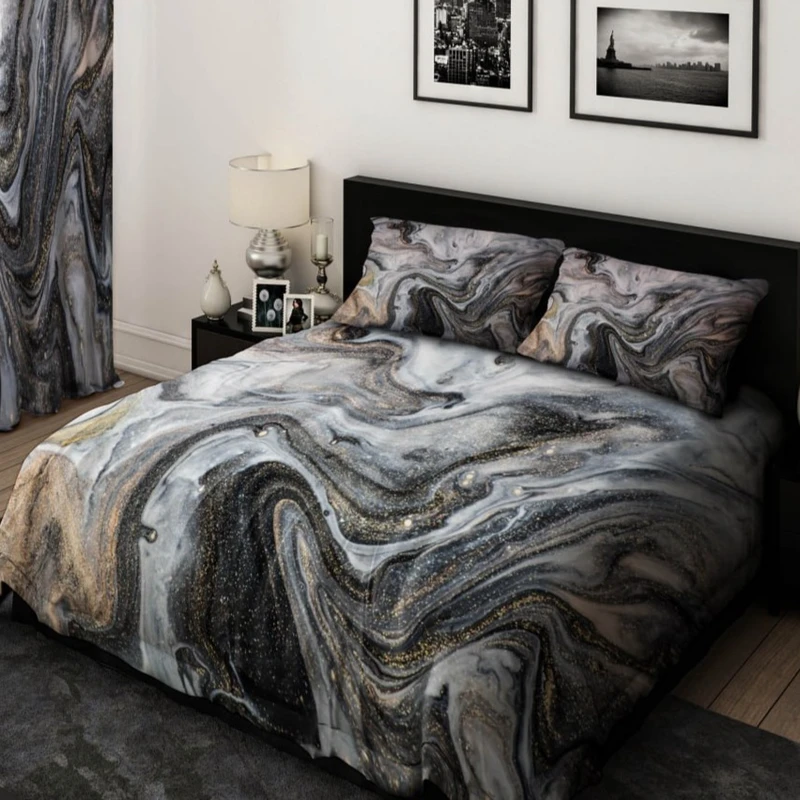 سرویس خواب 2 نفر 6 تکه مدل ماربل