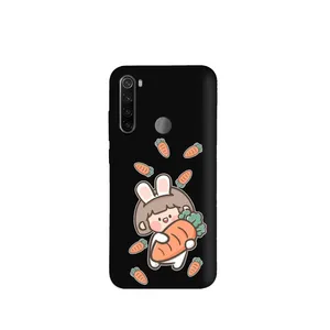کاور طرح دختر و هویچ کد m2787 مناسب برای گوشی موبایل شیائومی Redmi Note 8