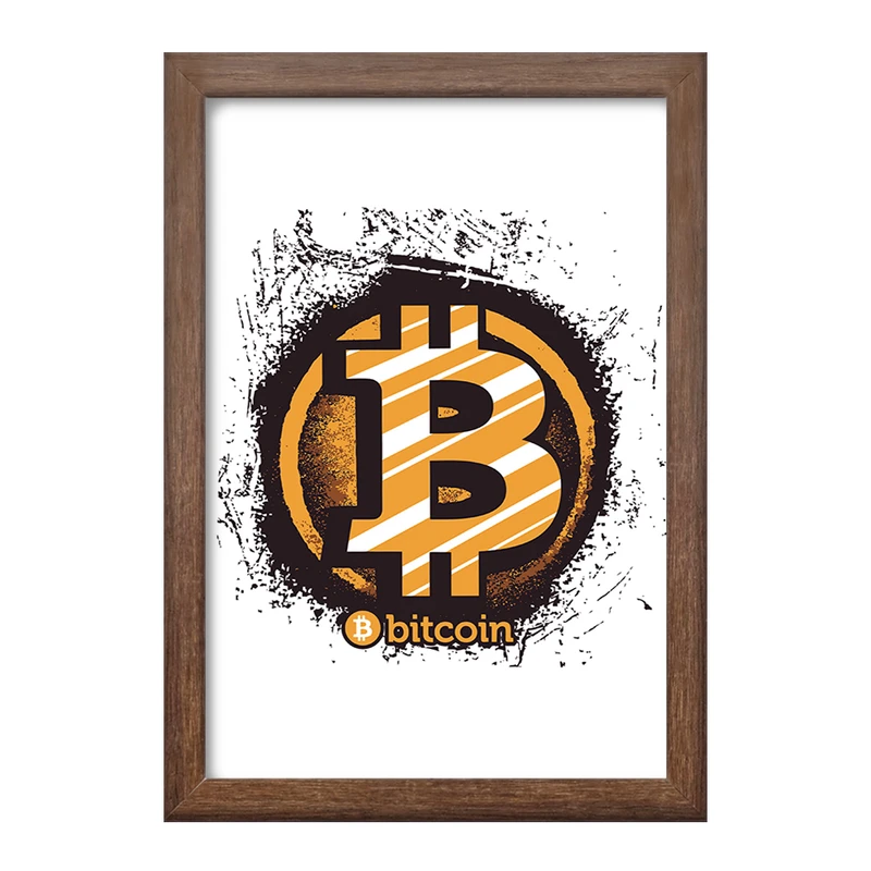 تابلو خندالو طرح بیت کوین (Bitcoin) کد F1639