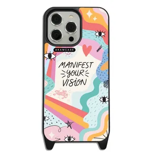 AKAM AMCWLA15PROMAX-GOOD VIBES7 Cover For Apple iPhone 15 Pro Max