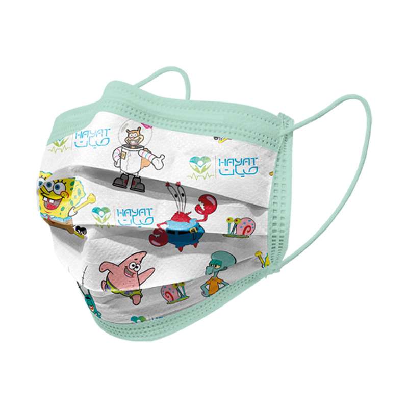 ماسک تنفسی مدل حیات کودک pkg50030 بسته 30 عددی