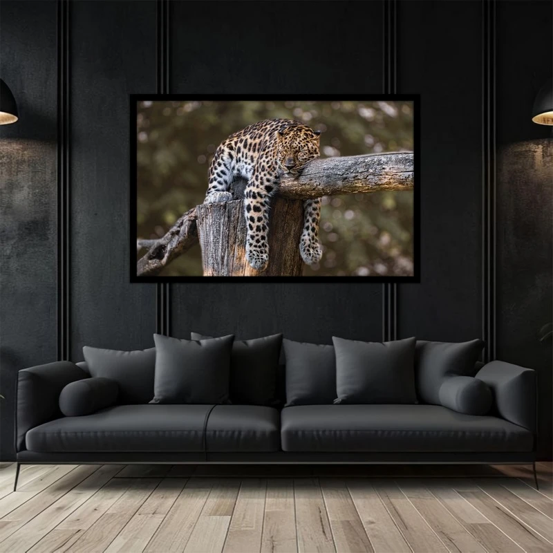 تابلو بکلیت طرح حیوانات یوزپلنگ مدل B-bu5017