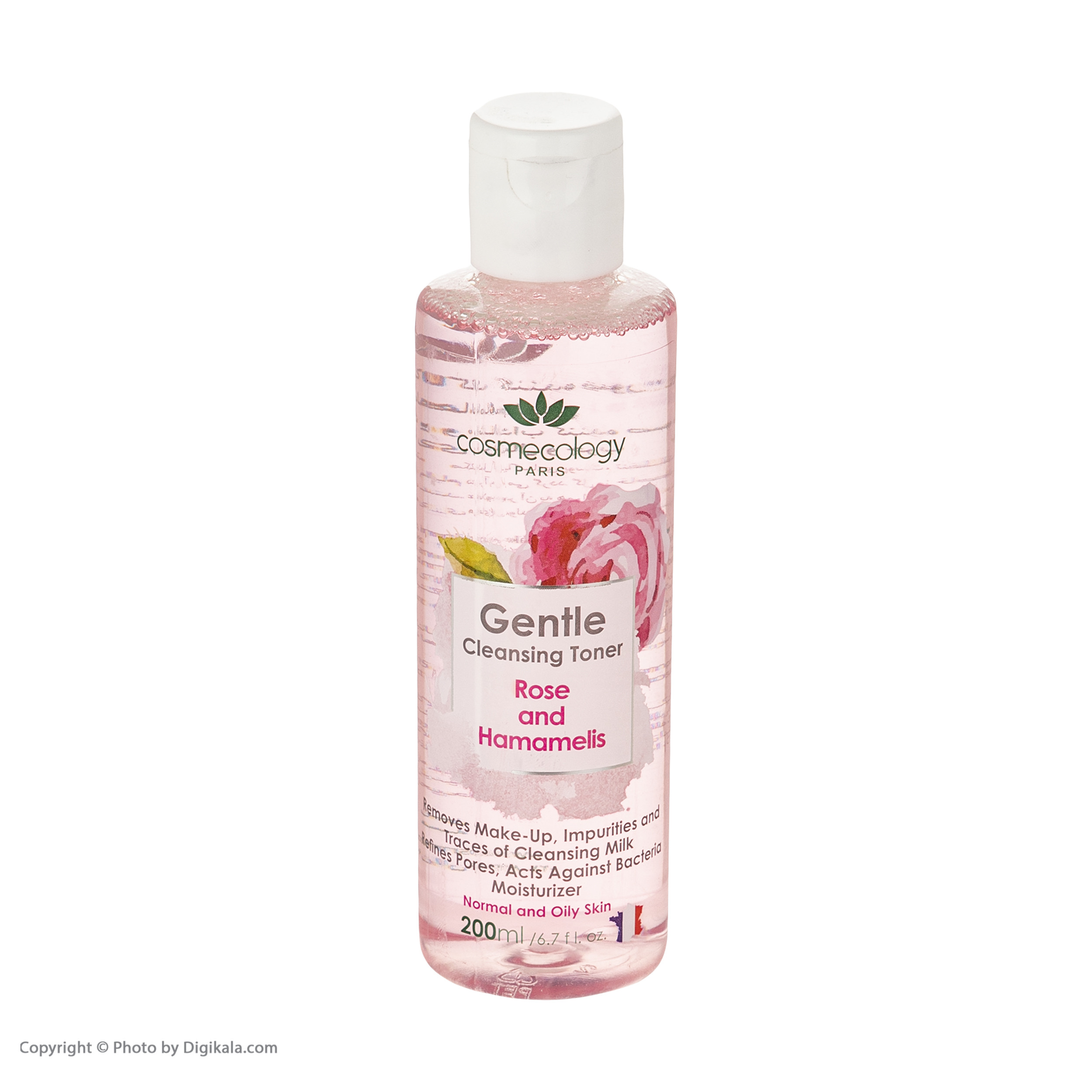 تونر پاک کننده صورت کاسمکولوژی مدل Rose حجم 200 میلی لیتر تونر پاک کننده صورت کاسمکولوژی مدل Rose حجم 200 میلی لیتر