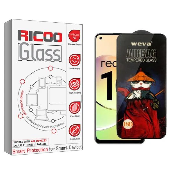 محافظ صفحه نمایش ریکو مدل RiC2 Airbag مناسب برای گوشی موبایل ریلمی 10 4G