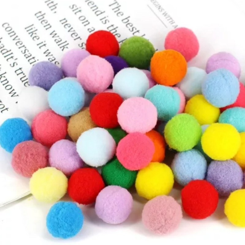 اسباب بازی سگ و گربه مدل pom pom کد01 بسته 20عددی