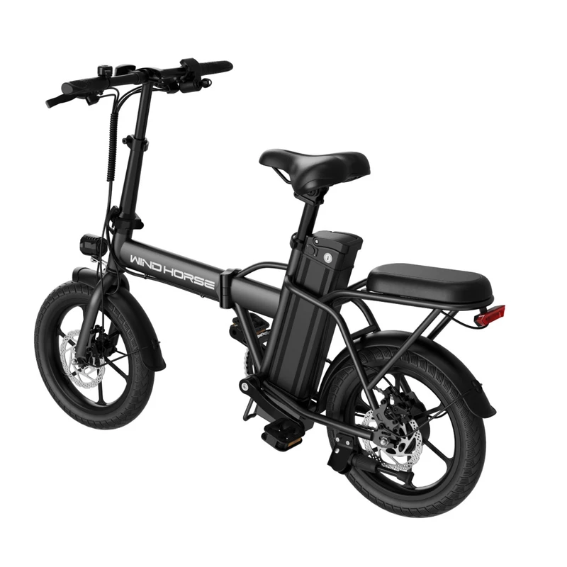 عکس شماره 2 : دوچرخه تاشو برقی ویند هورس مدل w2a سایز طوقه 16 اینچ
