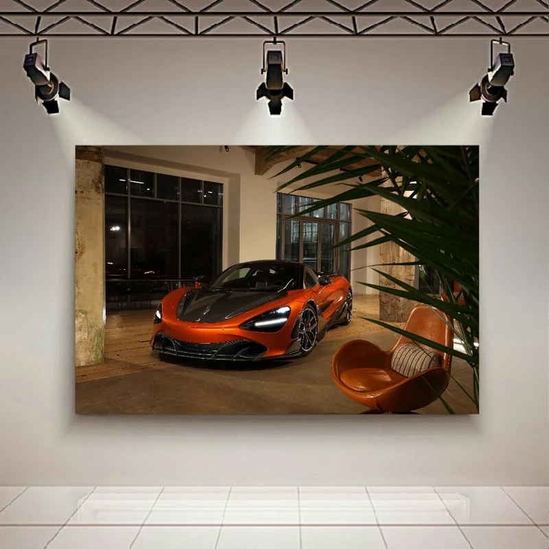 تابلو بوم طرح ماشین مدل Mclaren 720s کد AR1760