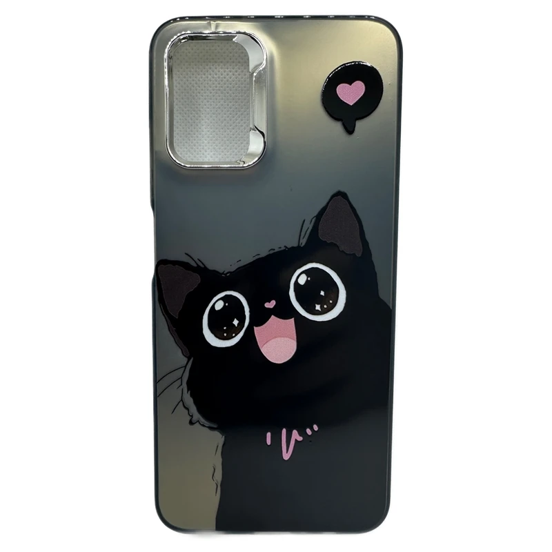 کاور کد 16طرح گربه شاد مناسب برای گوشی موبایل سامسونگ Galaxy A03S
